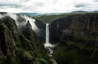 Maletsunyane falls in Lesotho