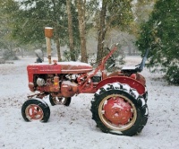 Florida Tractor in Snow, 21 Jan 2025