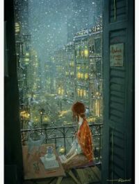 Snowy Window