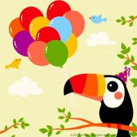 Colorful Balloons For Mr Toucan
