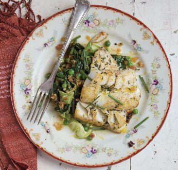 Pan Seared Cod  Easier for laptops and small monitors