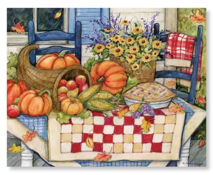 Solve Fall Table jigsaw puzzle online with 252 pieces