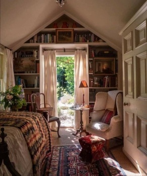 Reading Room tucked in the Attic