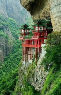 Templo suspenso em Fujian, China !!!