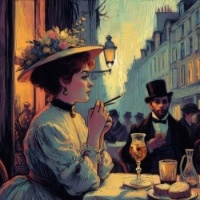 Couple after Theatre ~ Digital Download