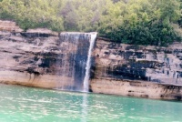 Pictured Rocks Water Fall