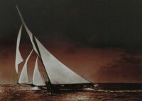 Bill Philip photo - Sailing Yacht Mohawk at Sea, 1895