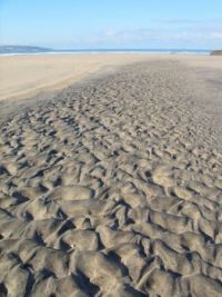 Rippled sand at Gwithian