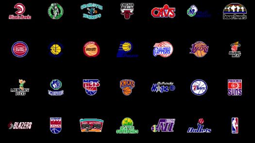 Solve NBA 8-bit logos jigsaw puzzle online with 60 pieces