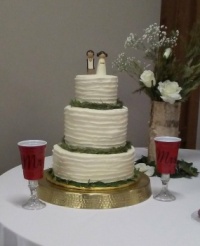 Niece's wedding cake