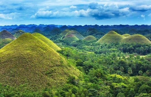 Chocolate Hills, the Philippines