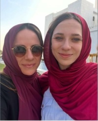DIL Emma & Granddaughter Amelie in The Grand Mosque Abu Dhabi