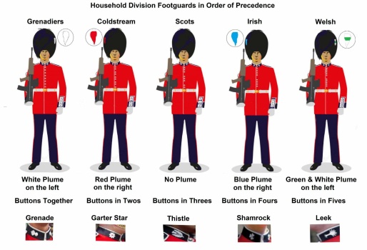 Pre-Coronation Guide to identify the Guards