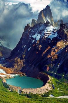 Mount Fitz Roy and Laguna Torre, in Patagonia Argentina