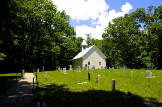 Old Church & Cemetery - Smokey Mountain NP, TN