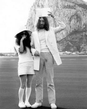 John Lennon & Yoko Ono's marriage in Gibraltar