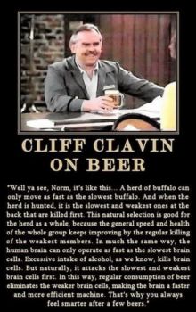 Cliff Claven on Beer