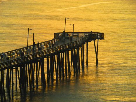 Early Morning on the Pier, Virginia Beach