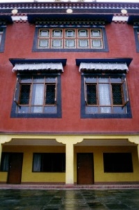House windows in Kathmandu, Nepal