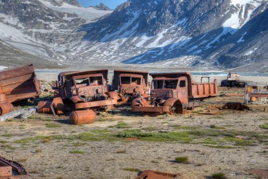 Abandoned US-Base Bluie East Two Greenland
