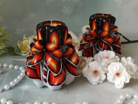 Hand-Carved Candles (#4)