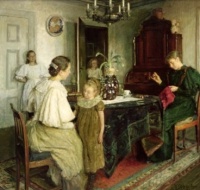 Viggo Johansen - The family of the artist