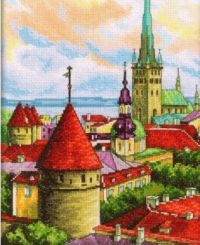 Counted Cross Stitch Kit Towers Of Old Town