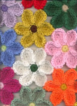 Yarn flowers