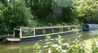 Serie: Narrow boats on a canal......
