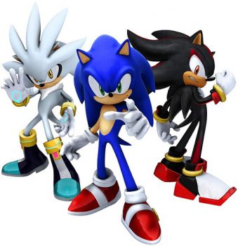 sonic, silver, and shadow