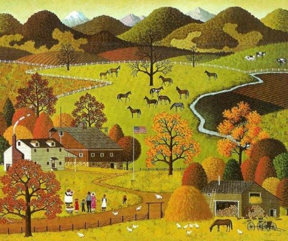 Jigsaw Puzzle | 80 pieces | by Charles Wysocki | Jigidi