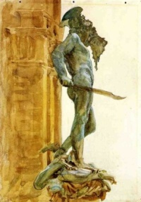 Perseus Florence by John Singer Sargent