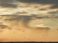 Clouds during a snowstorm