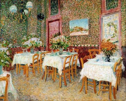 Van Gogh, Interior of a Restaurant, June-July 1887