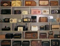 wall of radios