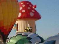 Mushroom house balloon