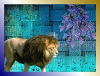 Lion and Lilacs