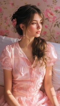 Young Lady in Pink