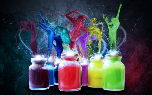 dance-bottles-color-imagine-colorful-creative
