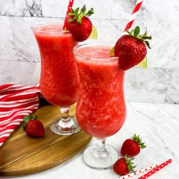 Strawberry Daiquiris For Two