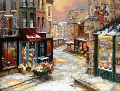 Solve John Patrick O'Brien - Winter Fall jigsaw puzzle online with 63 ...