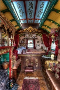 Romani Gypsy caravan 1800's