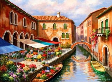 Flower MArket on the Canal