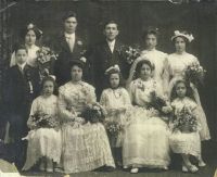 Grandma and Grandpa's Wedding circa 1911