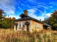 Abandoned Stone Schoolhouse -- Ontario Canada...