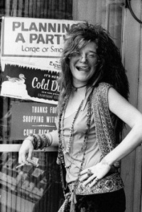 Janis Joplin at the Hotel Chelsea in New York, 1970