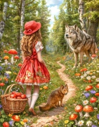 Who's that I see walkin' in these woods? june