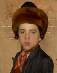 Isidor Kaufmann (Hungarian, 1853–1921), Portrait of a Boy