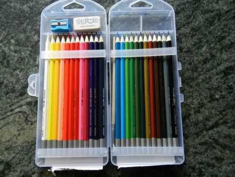 My new aquarel pencils