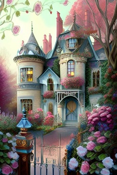 Solve Mansion with turrets jigsaw puzzle online with 77 pieces